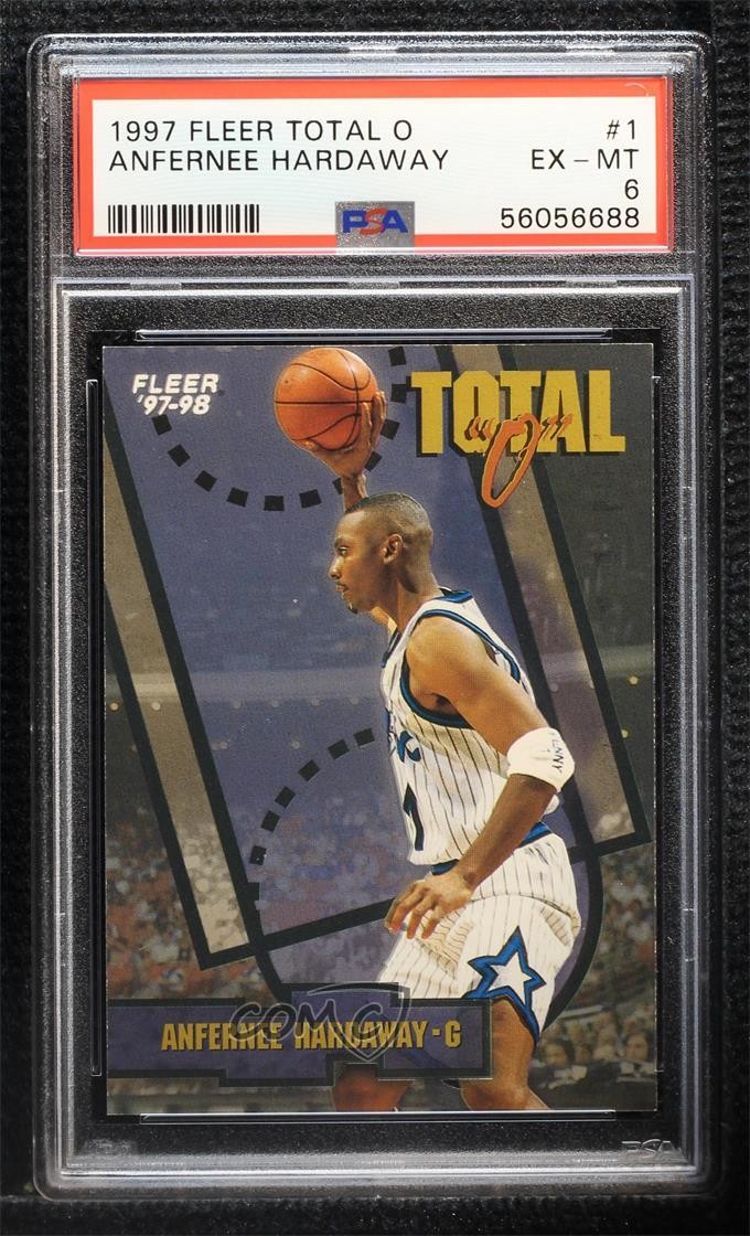 1997-98 Fleer Total O Anfernee Hardaway #1TO 0nr3