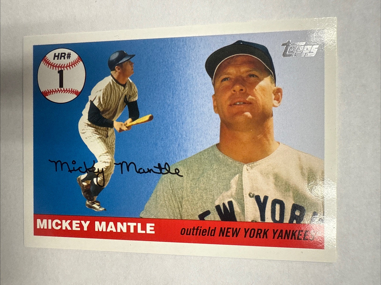 2006 Topps – Multi-Year Issue Mickey Mantle Home Run History #MHR1 Mickey Mantle