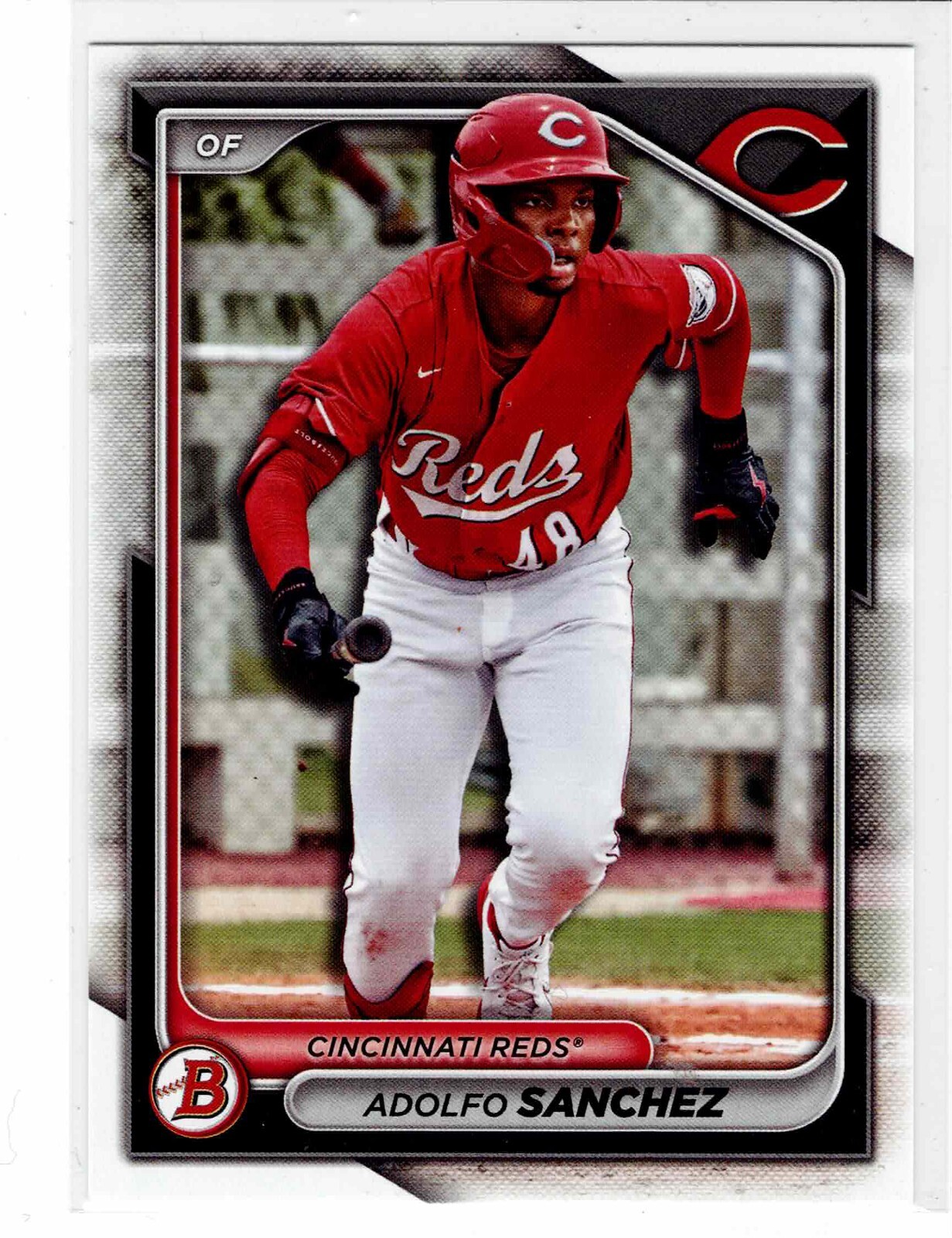 Adolfo Sanchez Cincinnati Reds 2024 Bowman Draft ***