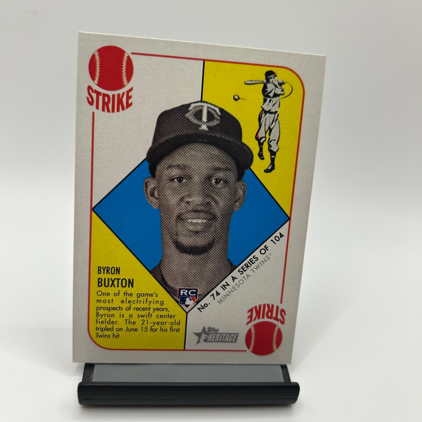 2015 Topps Heritage #74 Byron Buxton ‘51 Topps RC Minnesota Twins