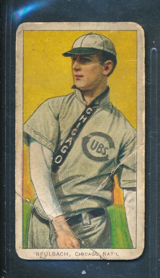 T206 SC 460 42 OP: ED REULBACH No Glove, Chicago Cubs ~ POOR