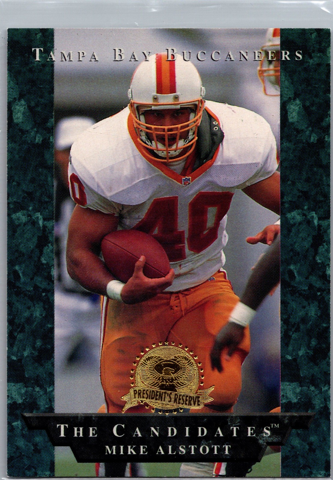 1996 Collector’s Edge President’s Reserve #LS29 Mike Alstott The Candidates