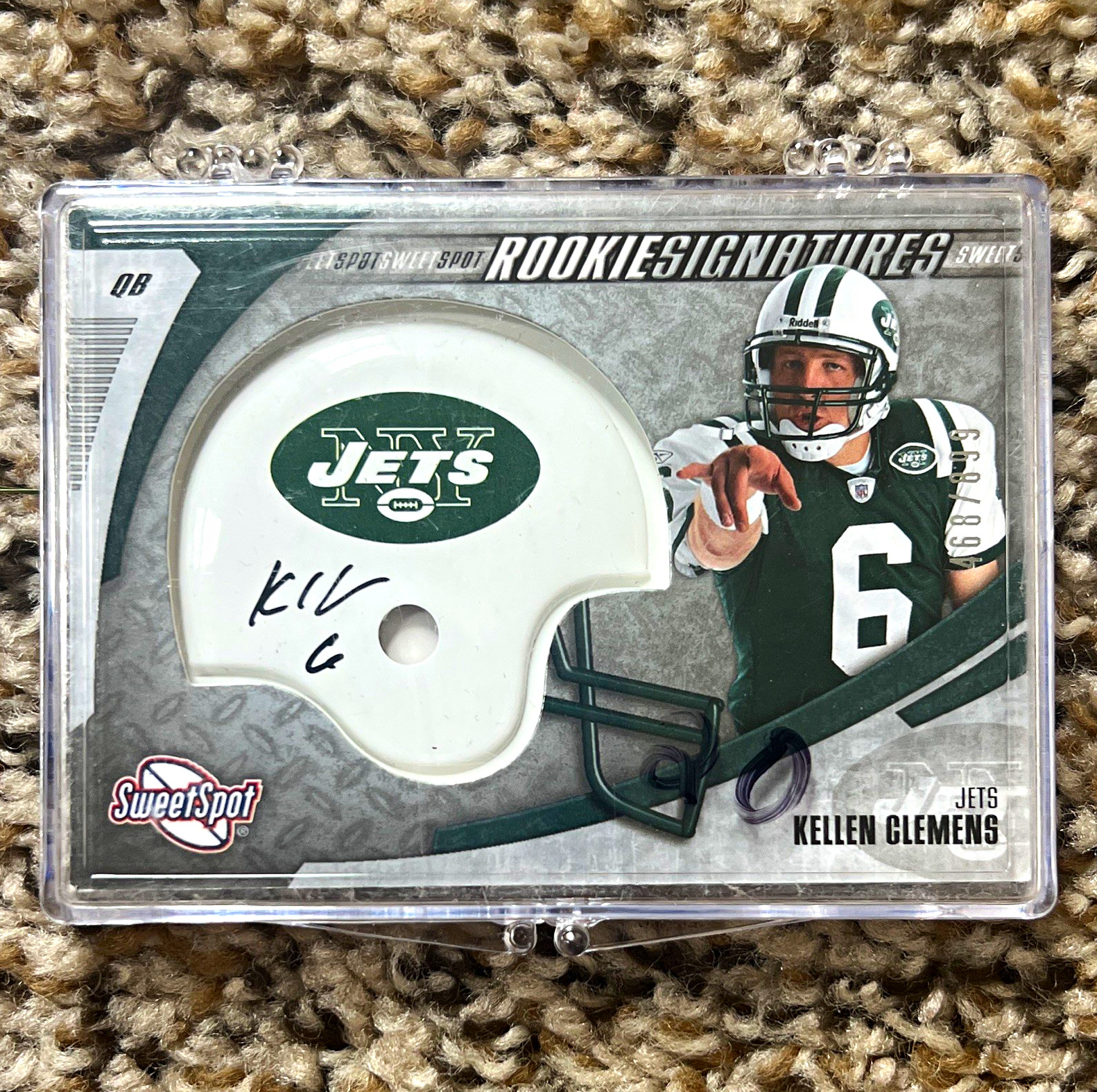 Upper Deck 2006 Sweet Spot Rookie Signatures Kellen Clemens RC Auto #231 Jets