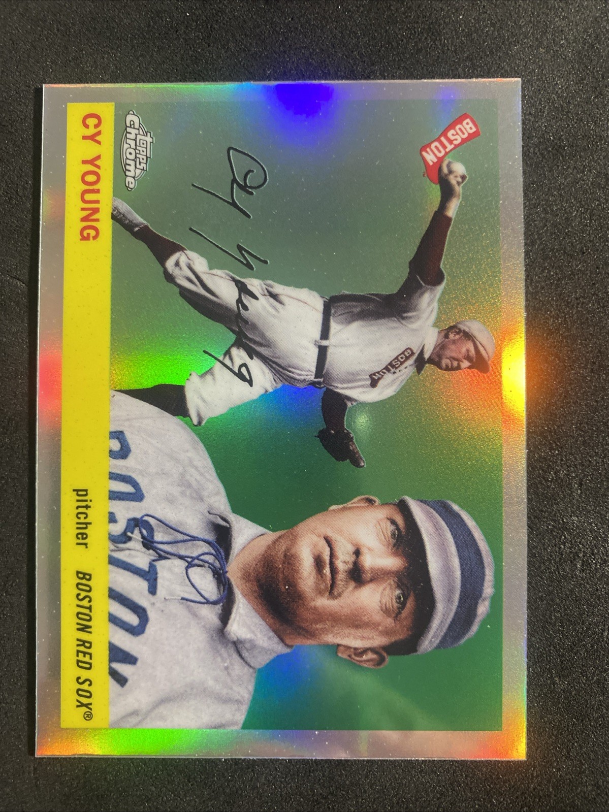 2025 Topps Chrome Platinum Baseball Refractor Cy Young #251 Boston Red Sox