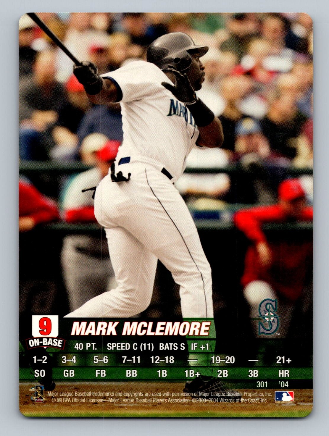 2004 MLB Showdown Mark McLemore #301