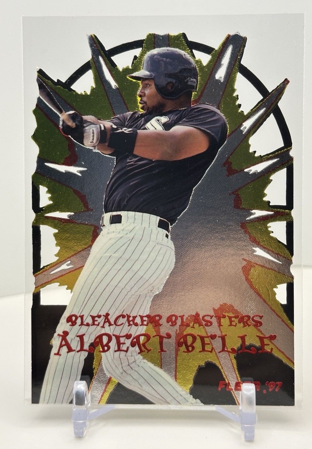 1997 Fleer Albert Belle Bleacher Blasters Die Cut #1 White Sox