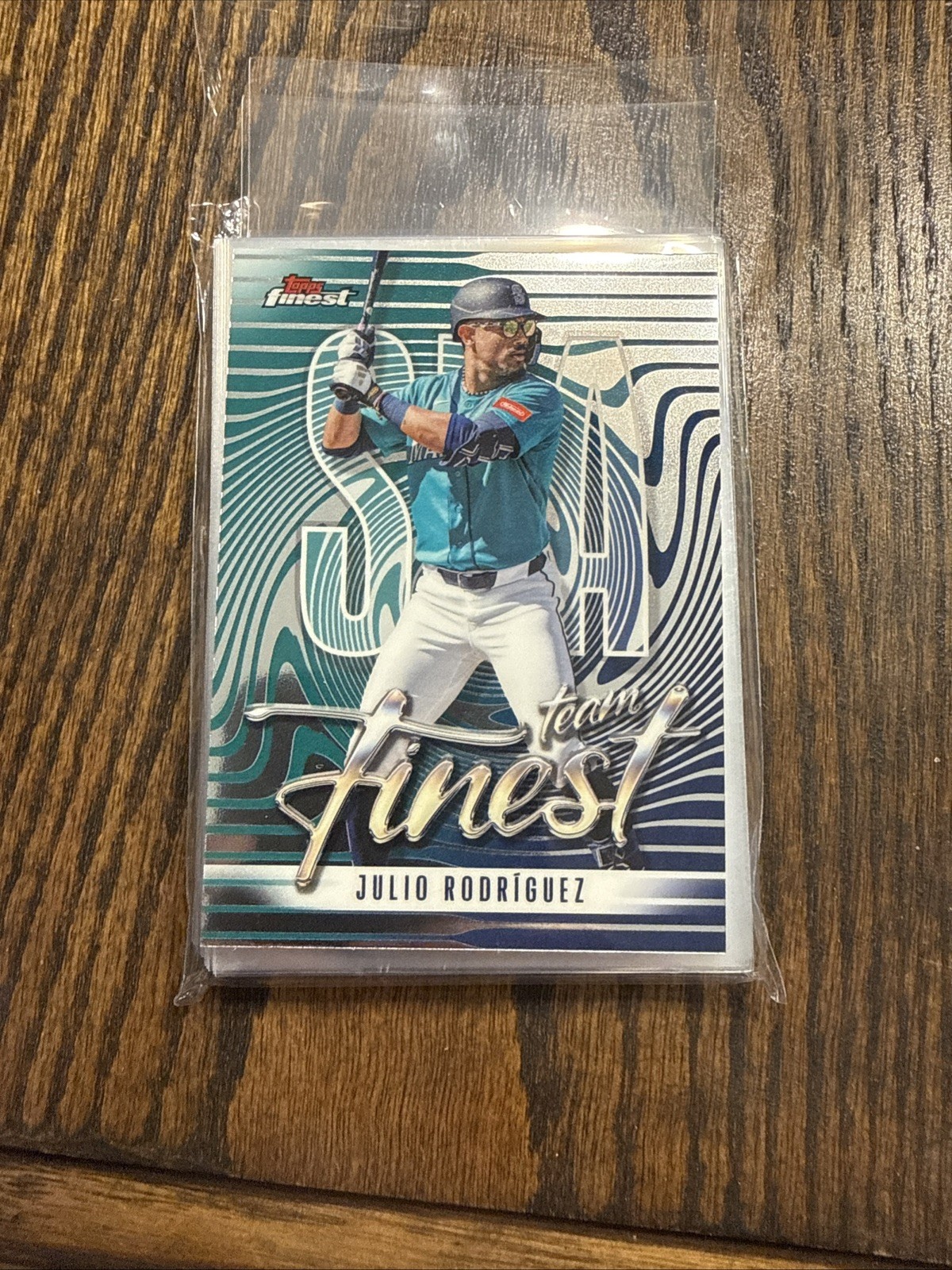 Topps 2026 Finest Julio Rodriguez Team Finest Insert #TF-JR Mariners MLB