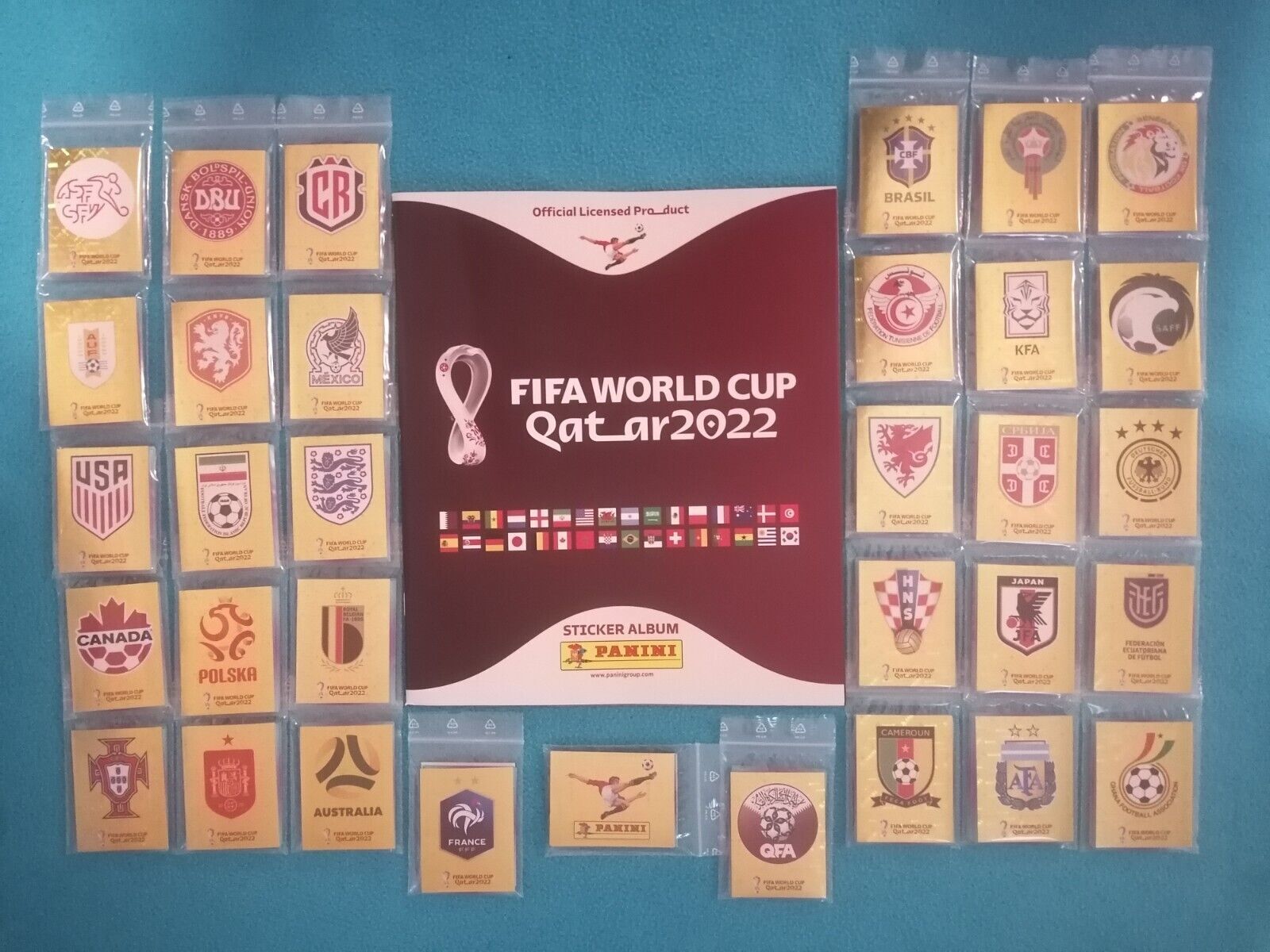 Panini FIFA World Cup Qatar 2022 USA version stickers #ARG1 – #JAP20