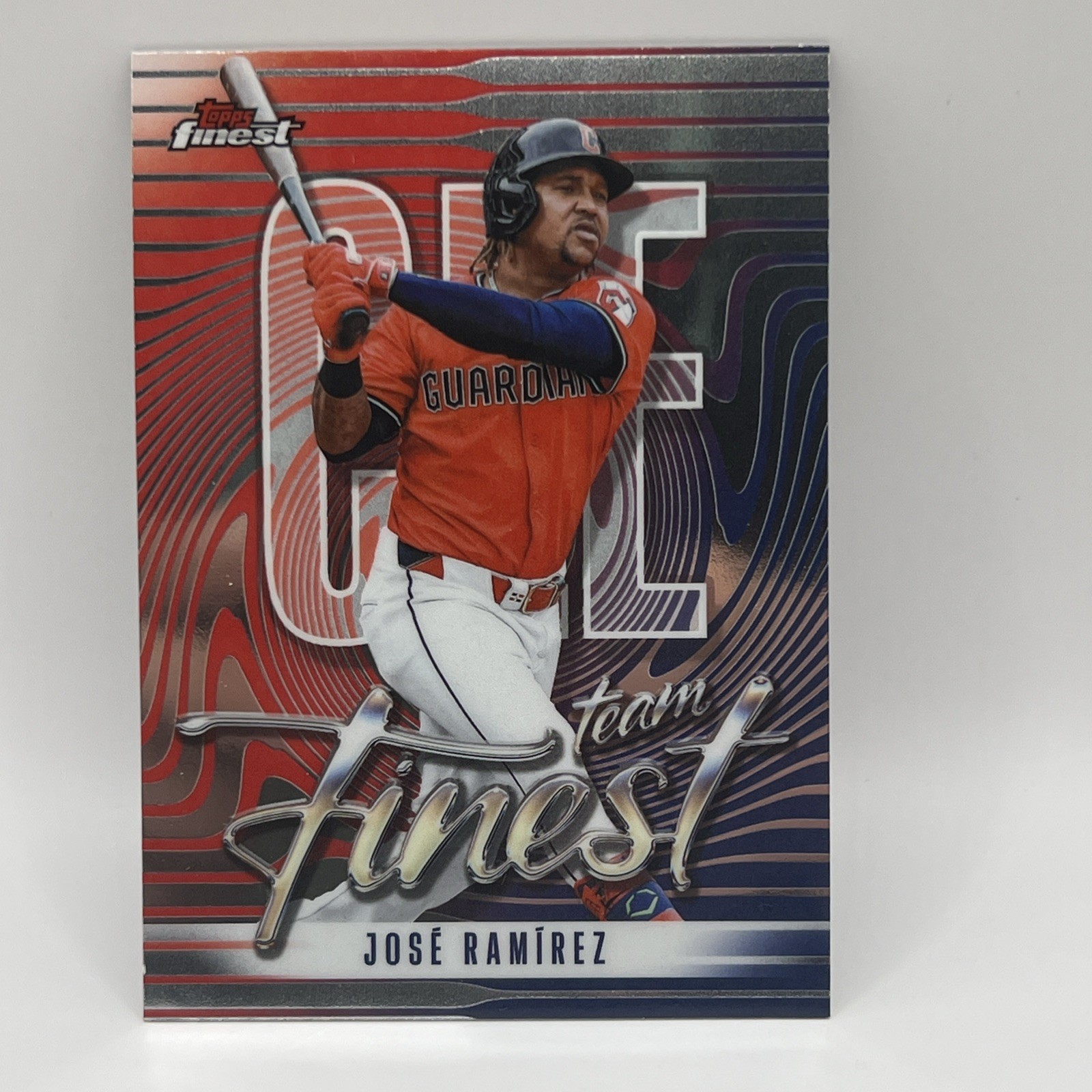 Topps Finest 2026 Team Finest Refractor Jose Ramirez TF-10 Guardians MLB