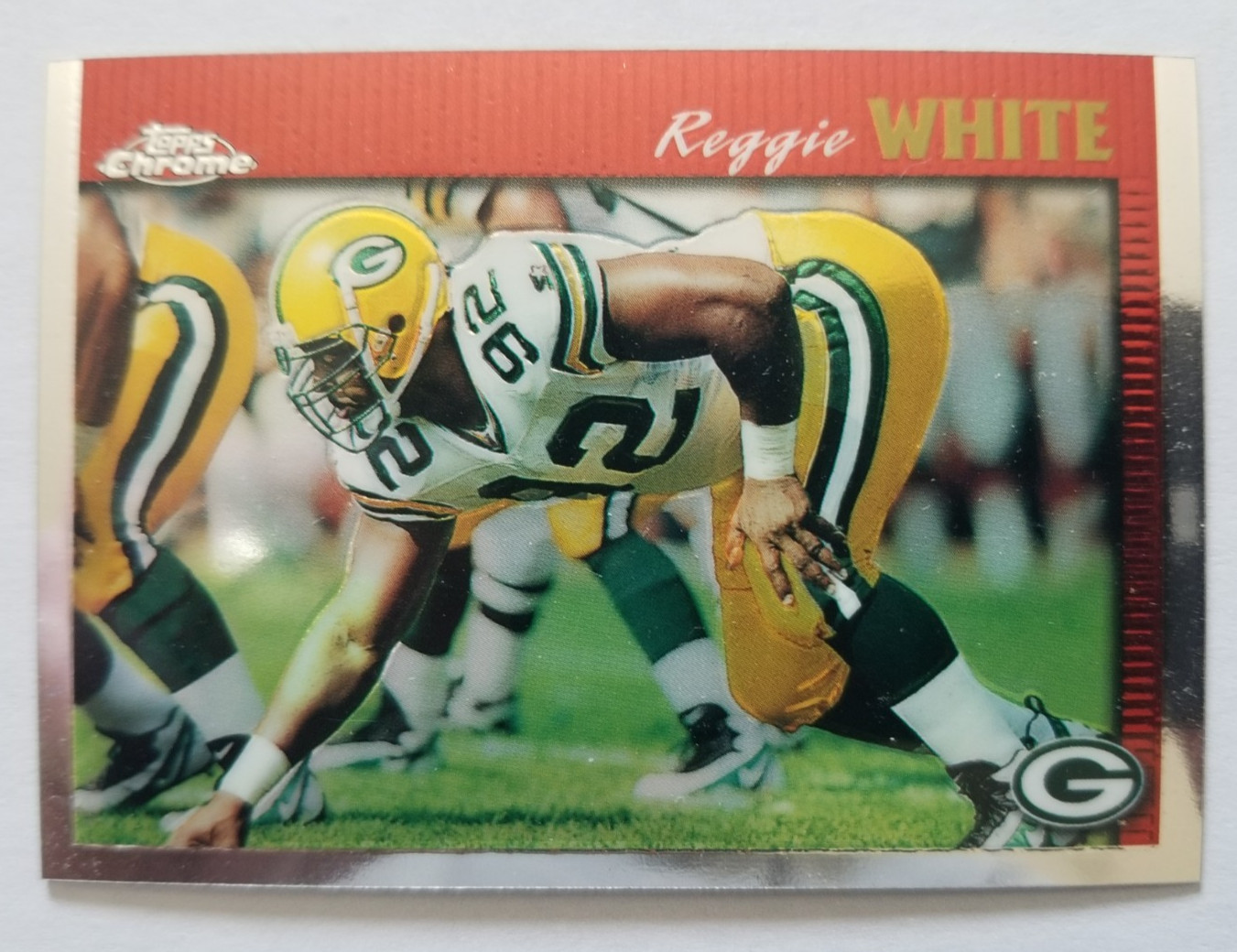 1997 Topps Chrome #124 Reggie White Green Bay Packers