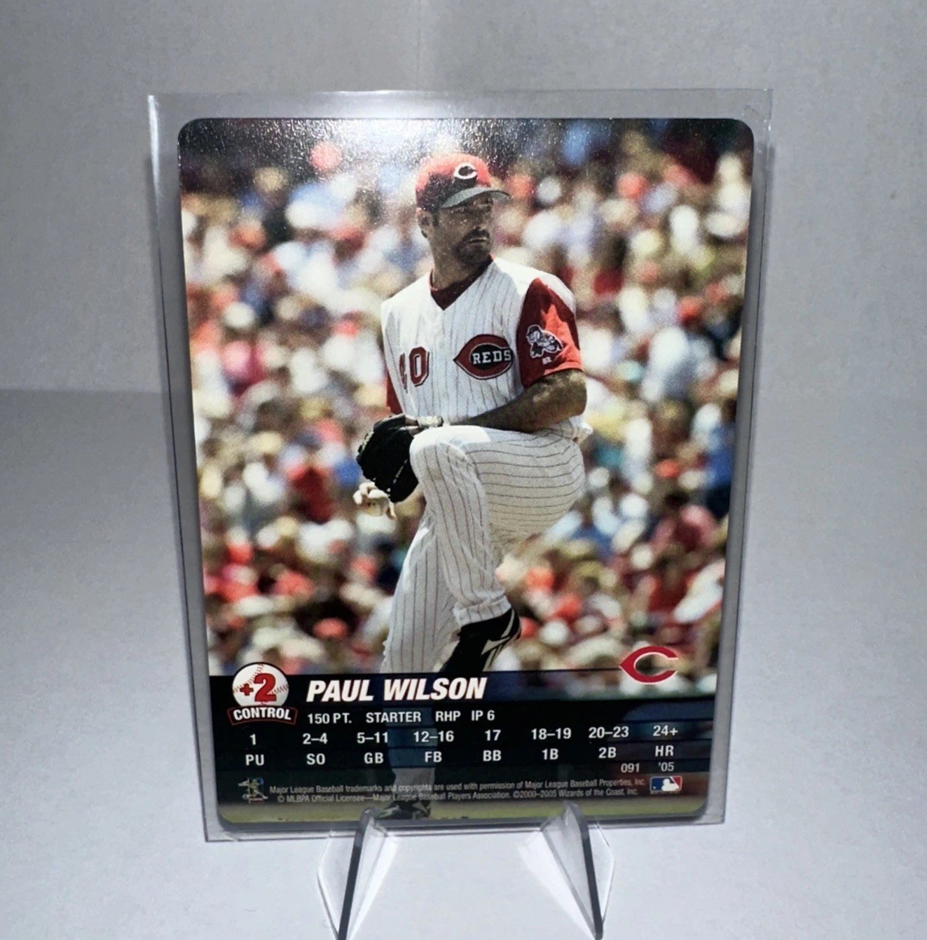 2005 MLB Showdown – Paul Wilson #091 Cincinnati Reds Baseball