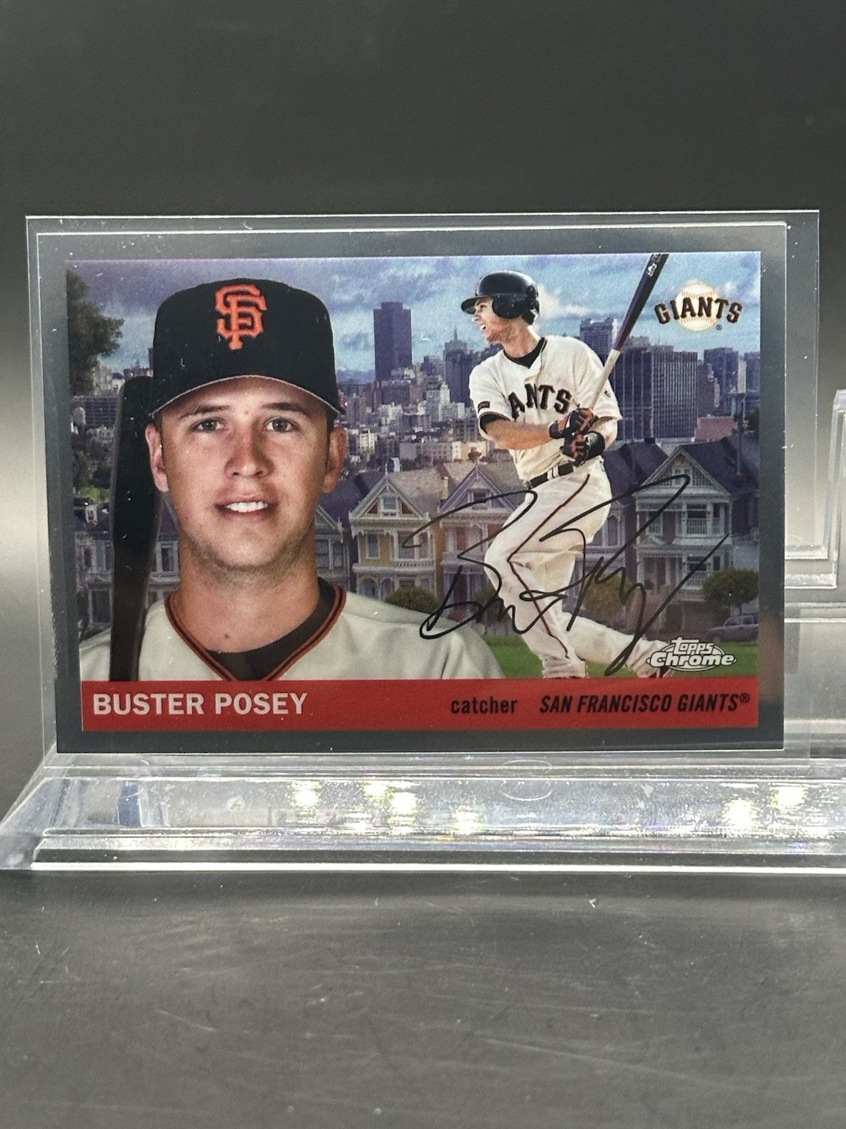 2025 Topps Platinum Anniversary City Variations Buster Posey #55CV-63 Giants