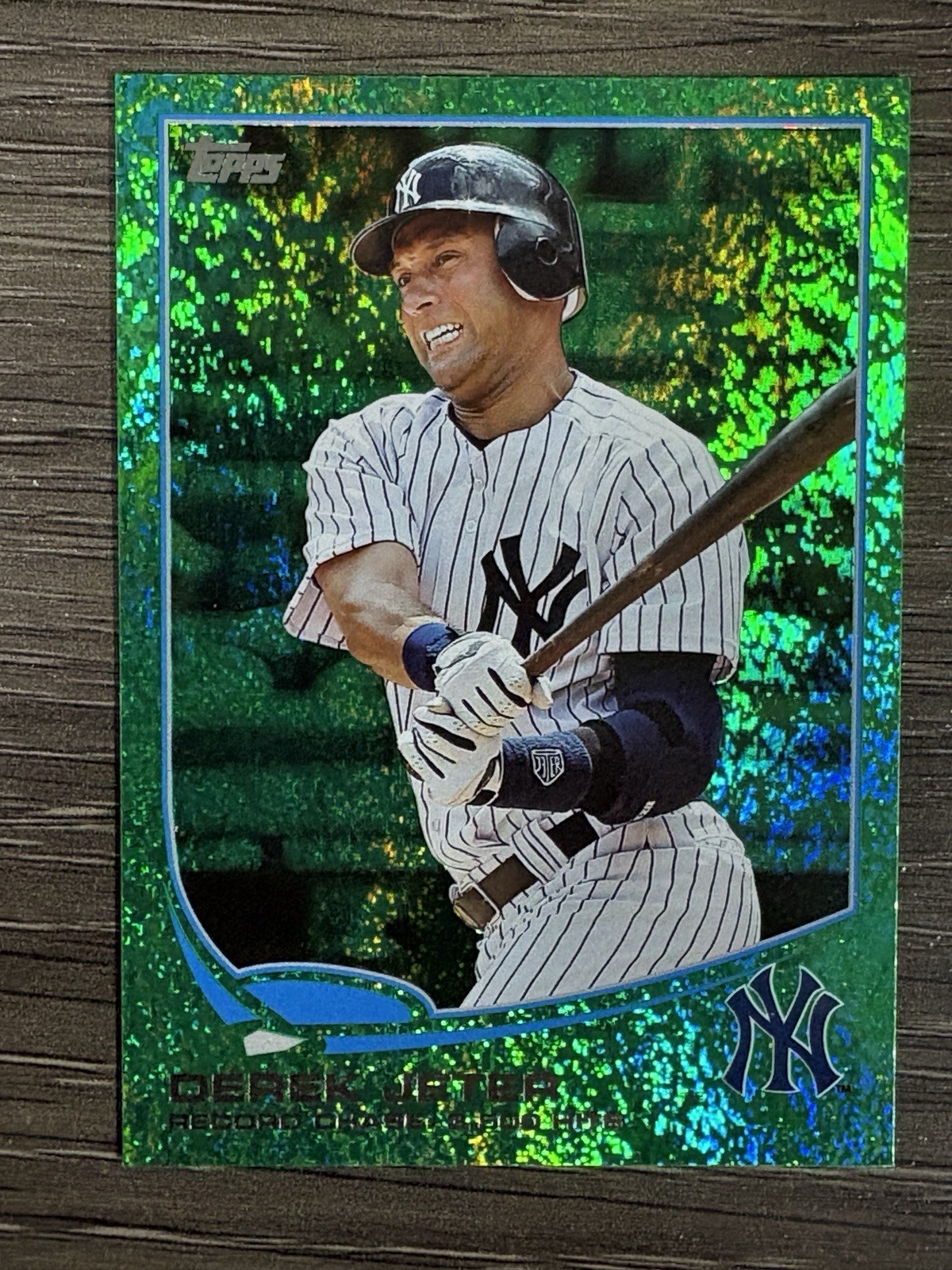 2013 Topps – Checklist Derek Jeter #373 Emerald Foil