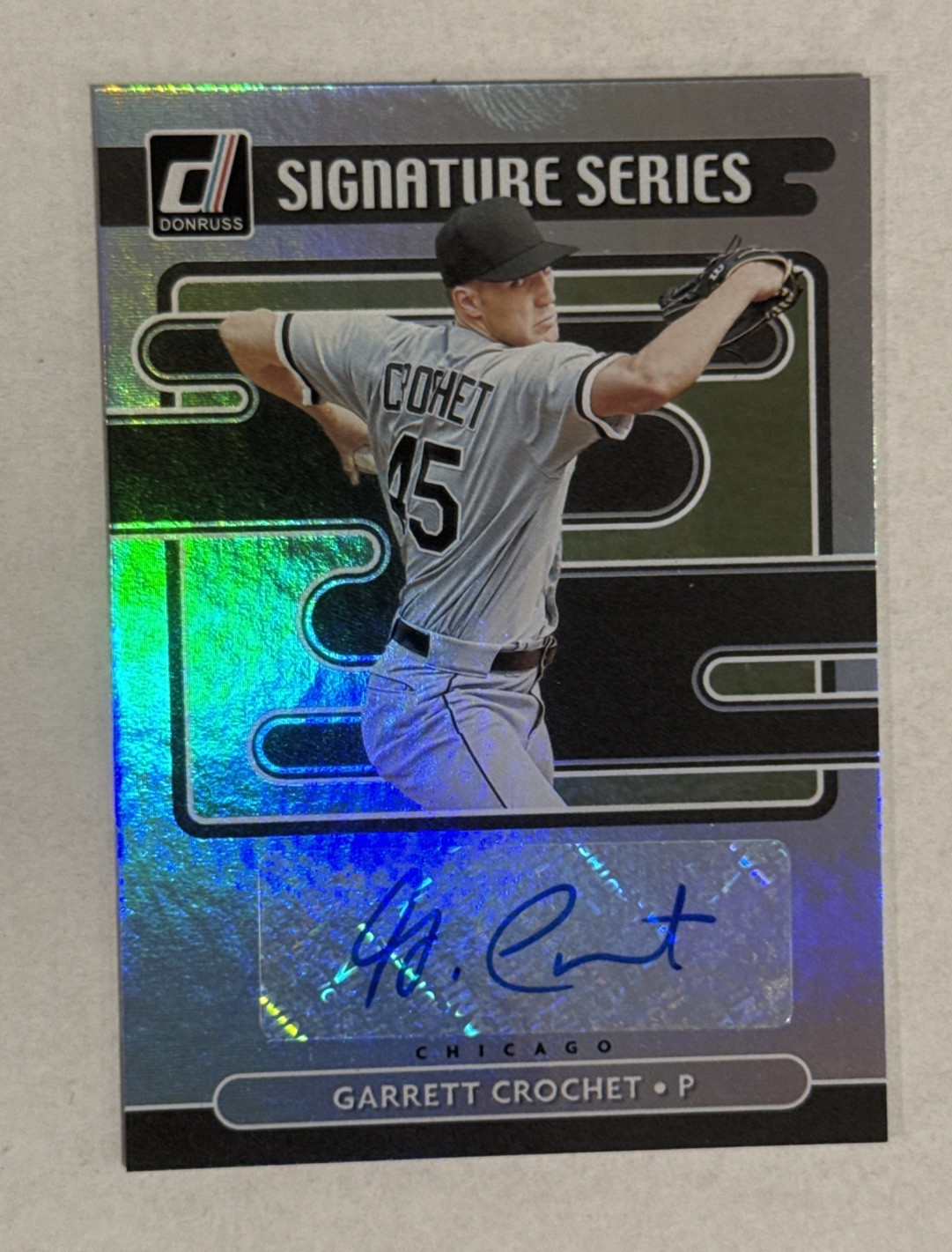 2021 Panini Donruss – Signature Series Garrett Crochet #SS-GC (AU, RC)
