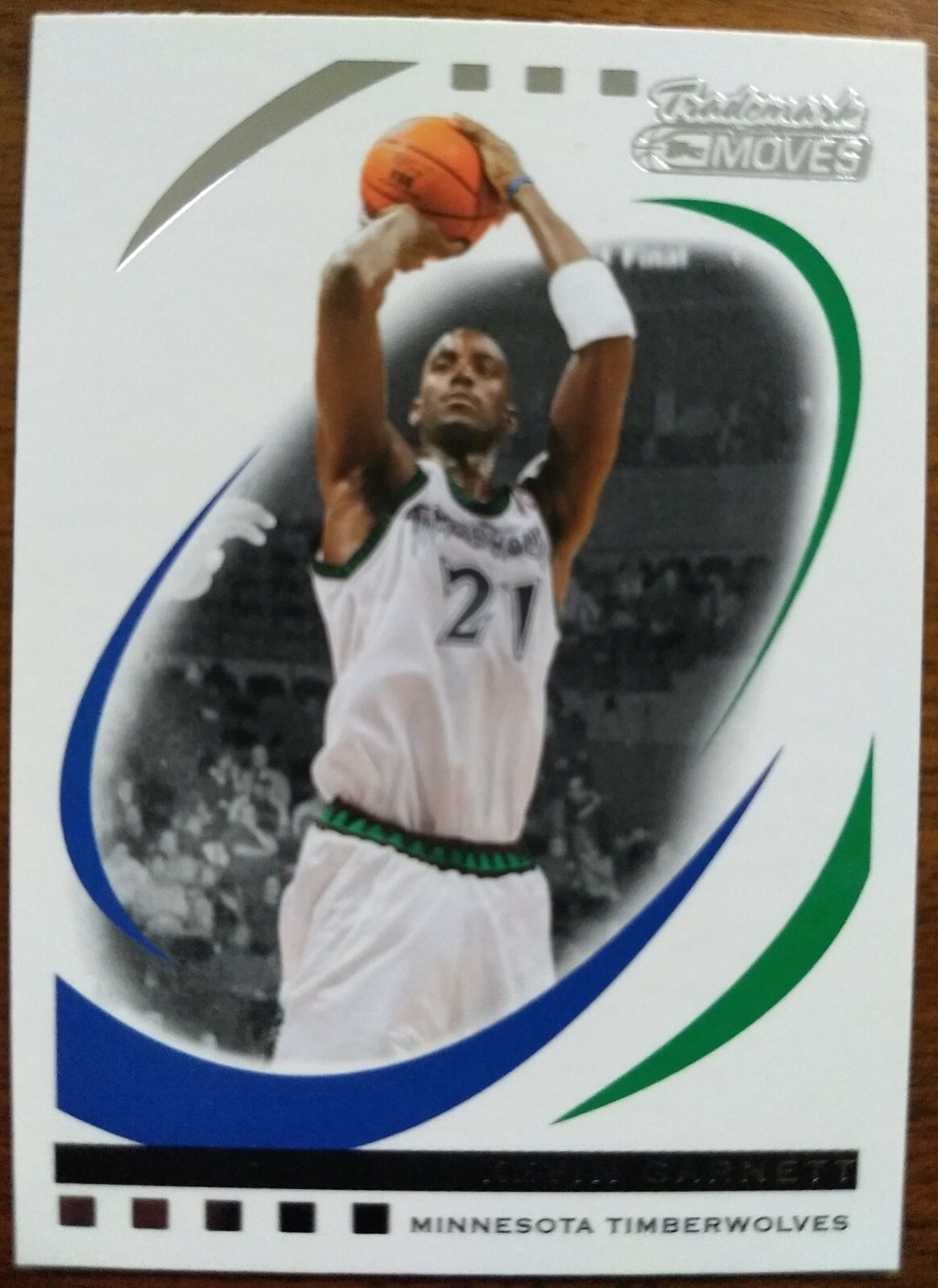 KEVIN GARNETT, 2006-07 TOPPS TRADEMARK MOVES #36