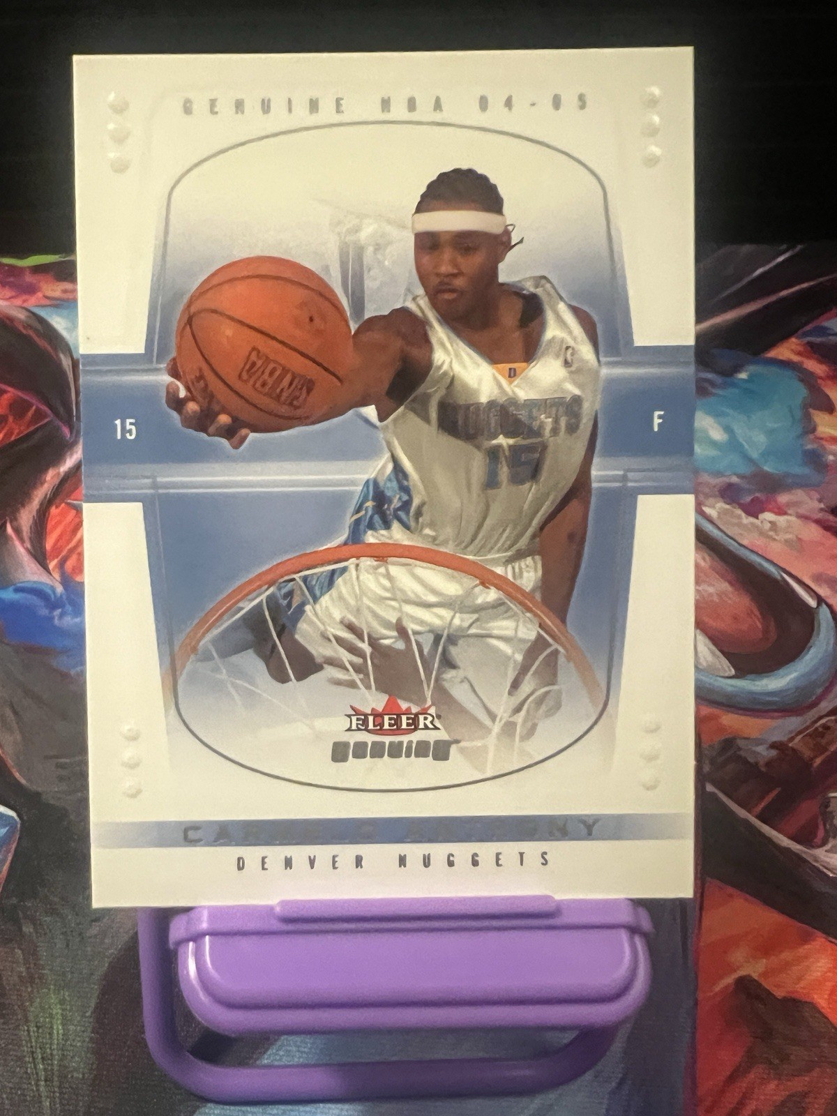 Fleer Genuine 2004-05 Carmelo Anthony Denver Nuggets #91 NBA