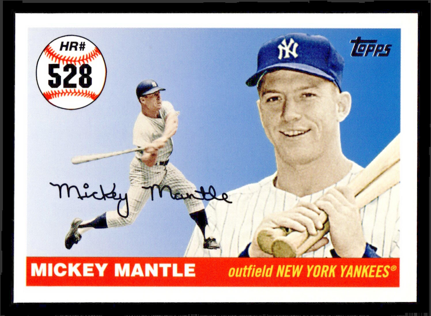 2006 Topps Mickey Mantle Home Run History #MHR528 – New York Yankees