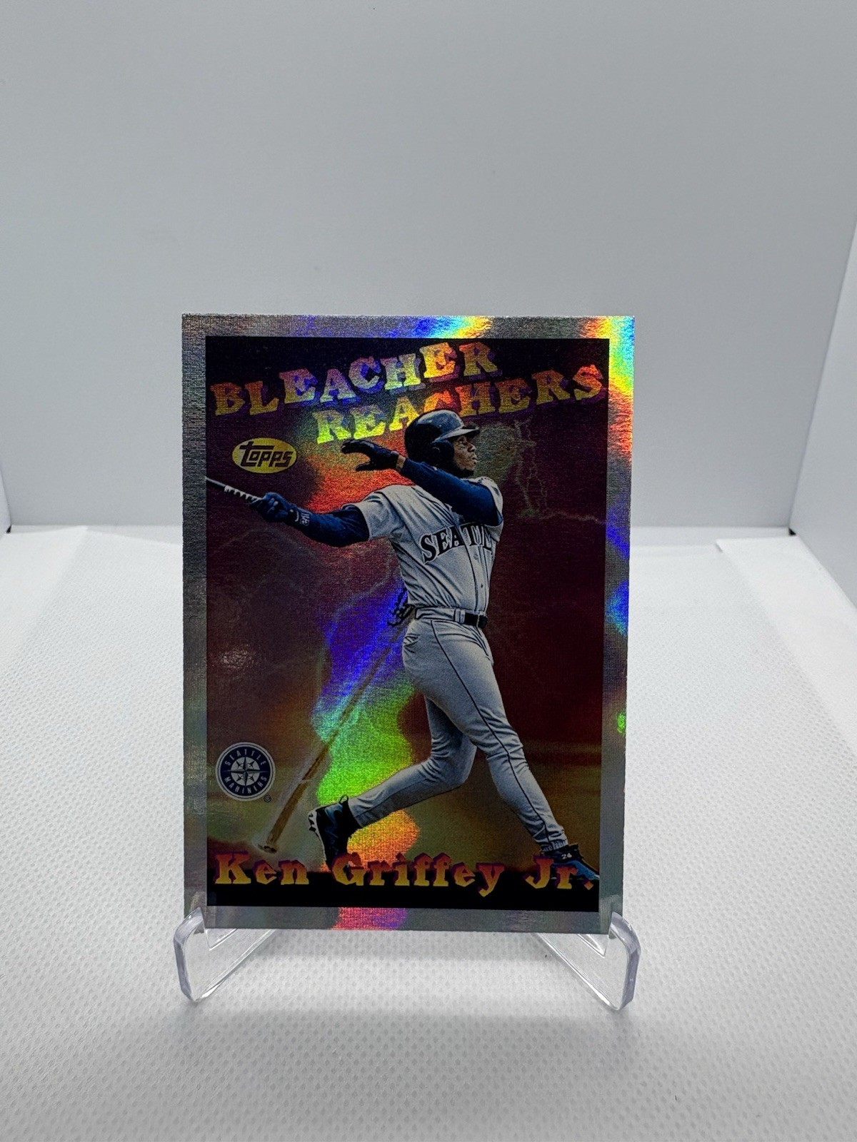 Ken Griffey Jr 1997 Topps Bleacher Reachers Card# SB8