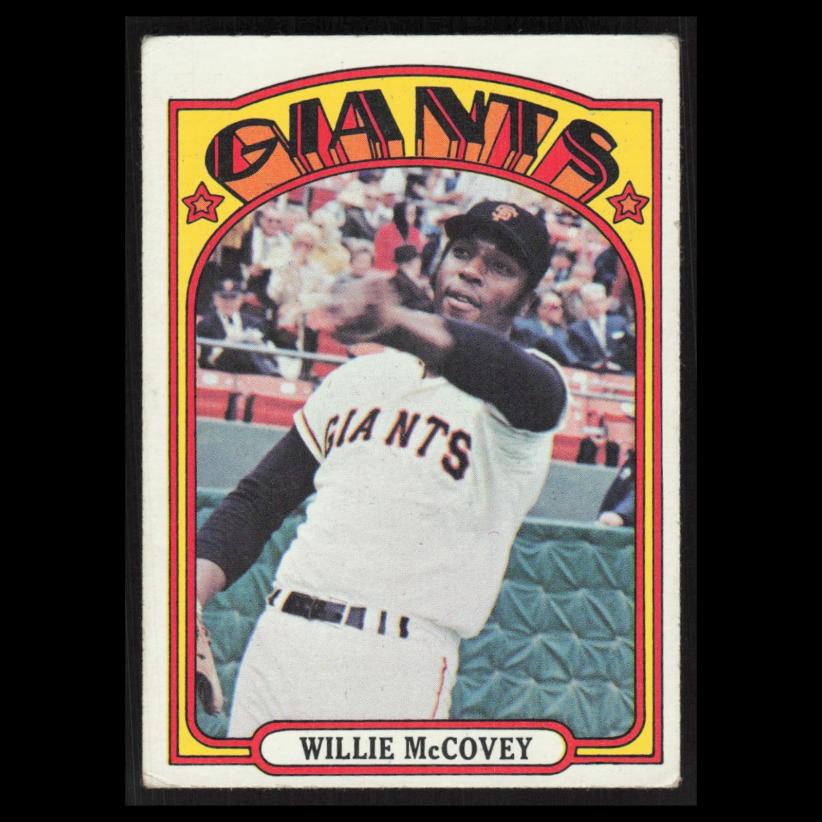 Willie McCovey #280 1972 Topps San Francisco Giants Baseball Card MLB NM
