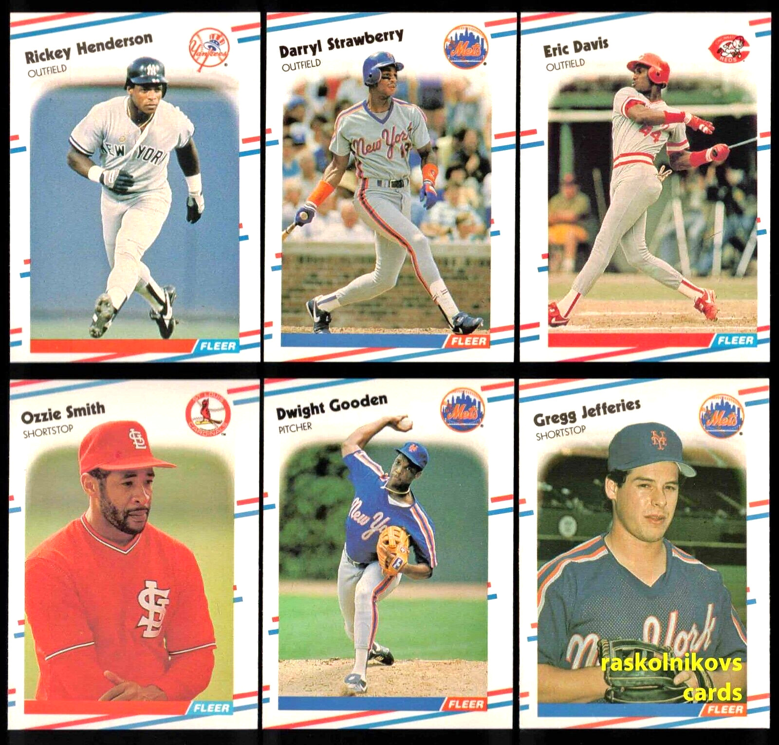 1988 Fleer GLOSSY #1-250 Complete Your Set $2 or 2 Card Minimum LIM-ED YOU PICK!