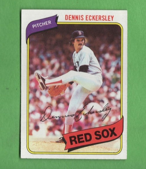 1980 TOPPS Baseball DENNIS ECKERSLEY #320 HOF Boston RED SOX NM/MT Condition