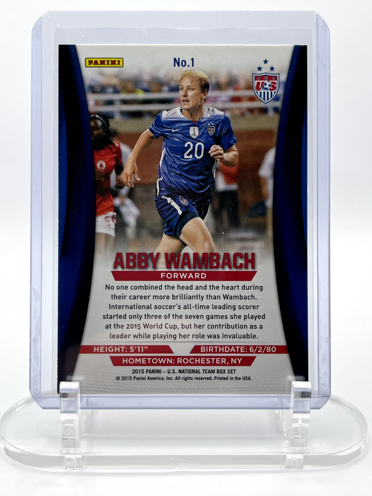 2015 Panini Team USA Soccer Base Cards (#1-52) Complete Your Set You Pick