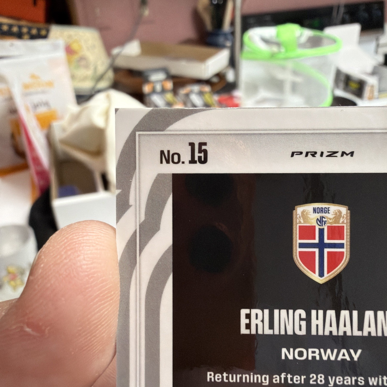 Panini Prizm FIFA World Cup 2026 Screamers #15 Erling Haaland Norway