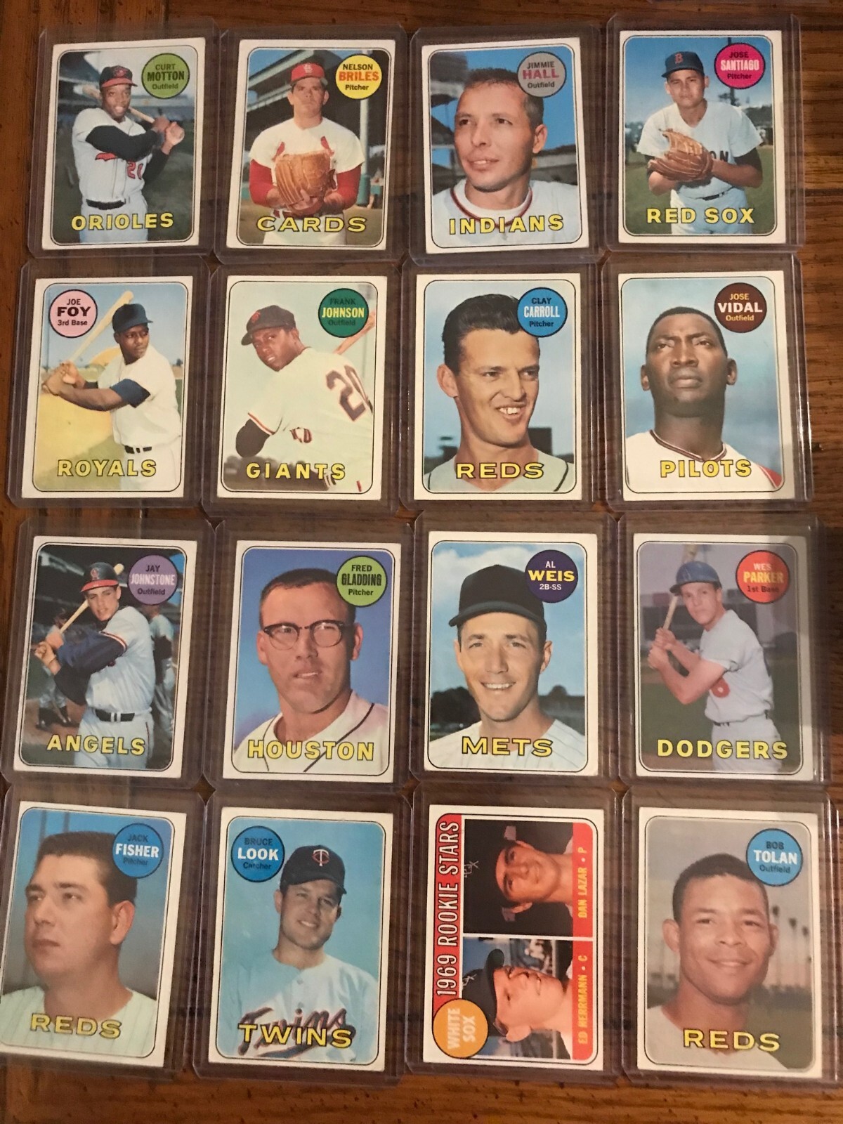 Joy Foy 1969 Topps Baseball Card (Sale Is For One Card In Title) (5334)