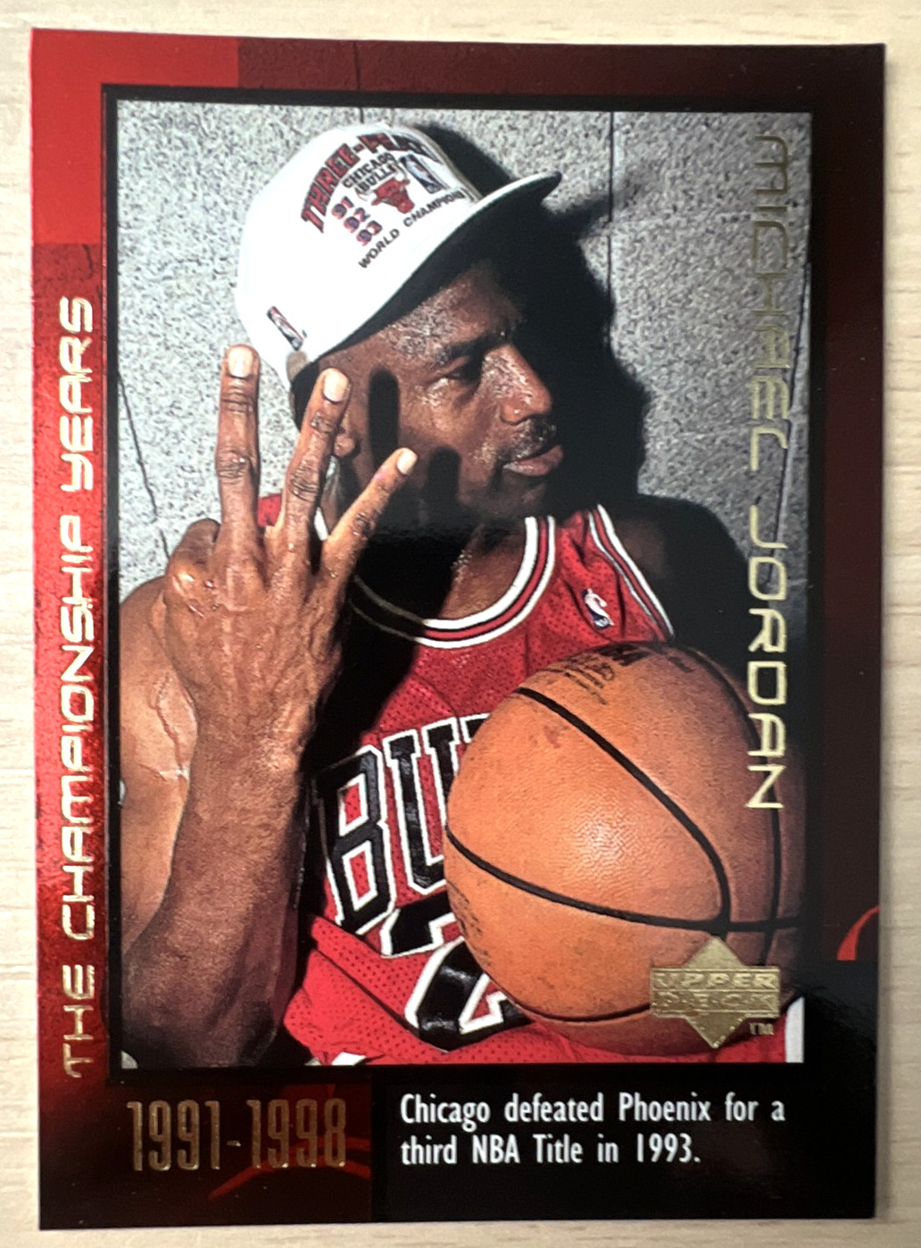 1999 Upper Deck Michael Jordan Career – Michael Jordan #42