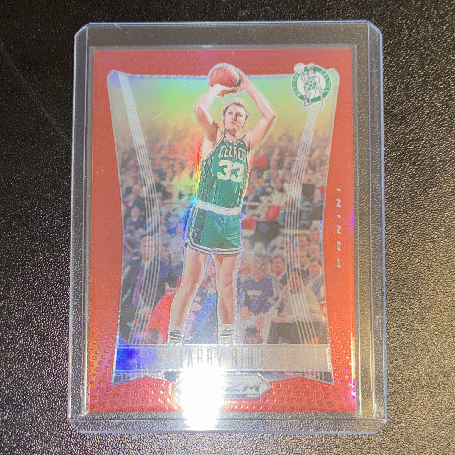 Panini 2023-24 Prizm Deca Larry Bird Red Prizm #158 Celtics /199