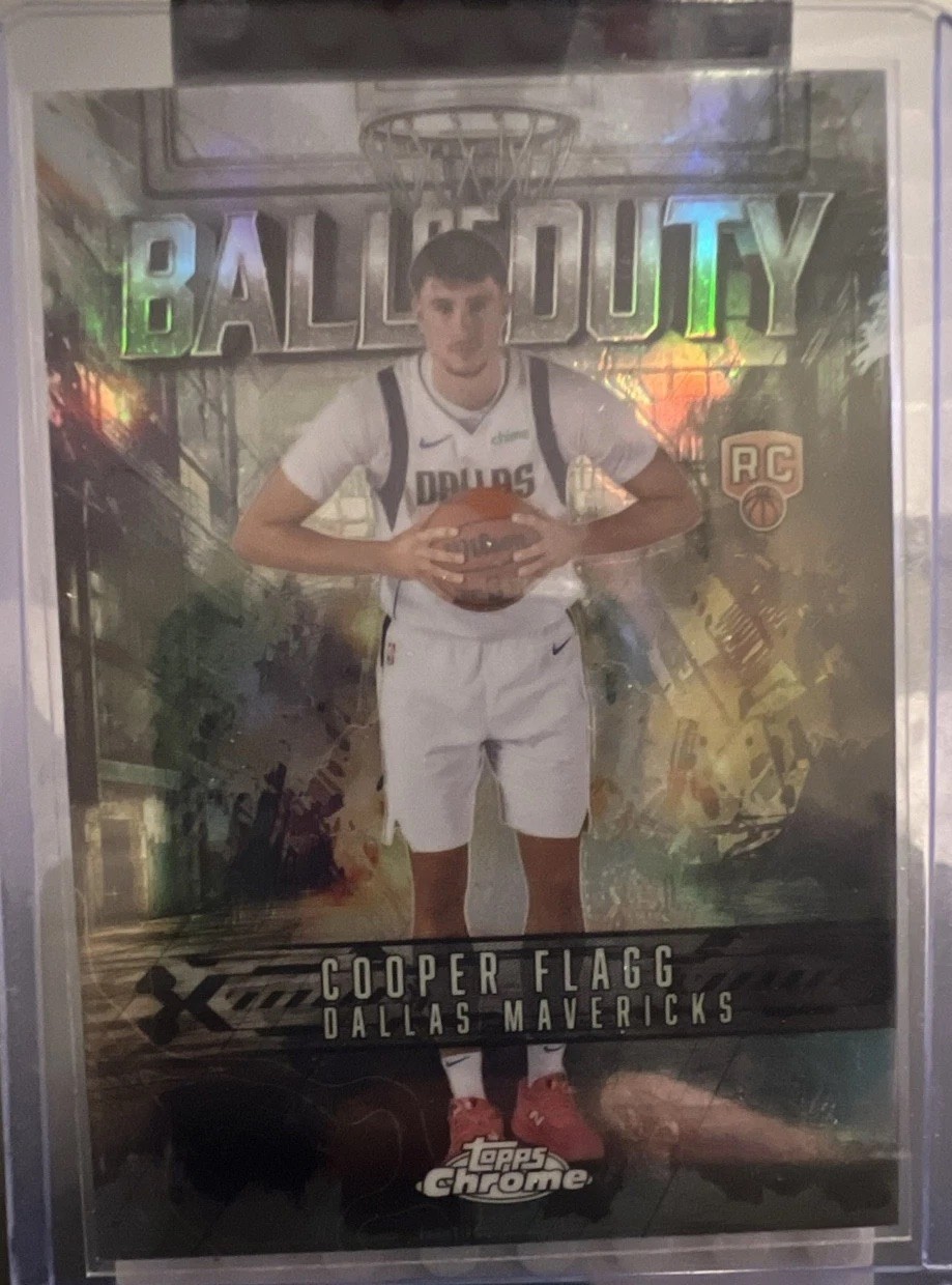 2025-26 Topps Chrome – Ball of Duty Cooper Flagg #BD-21 Refractor (RC)