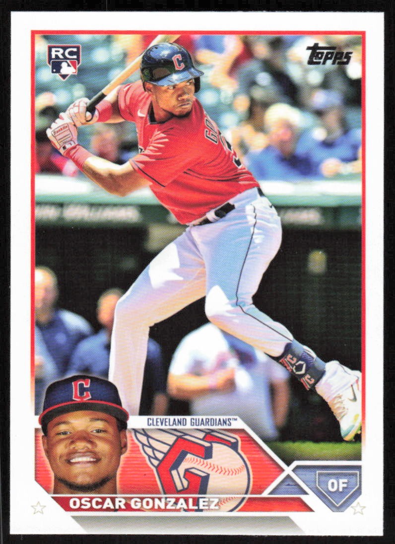 2023 Topps #119 Oscar Gonzalez RC – FREE SHIP