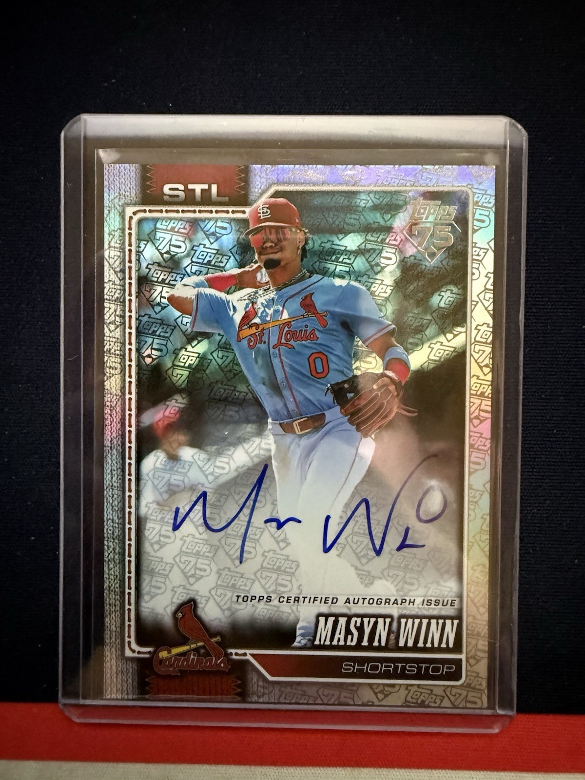 Topps 2026 Series Two Masyn Winn St. Louis Cardinals #526 Auto /75