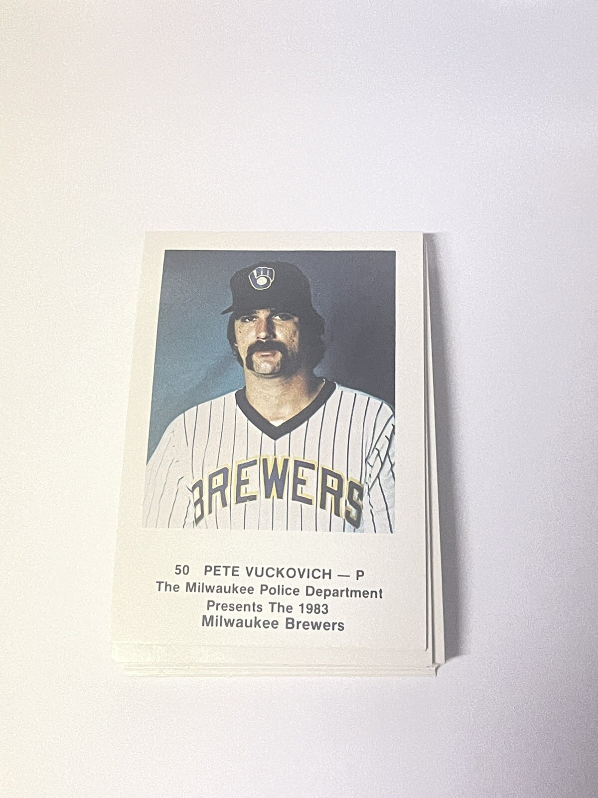1983 Brewers Police Set Singles You Pick