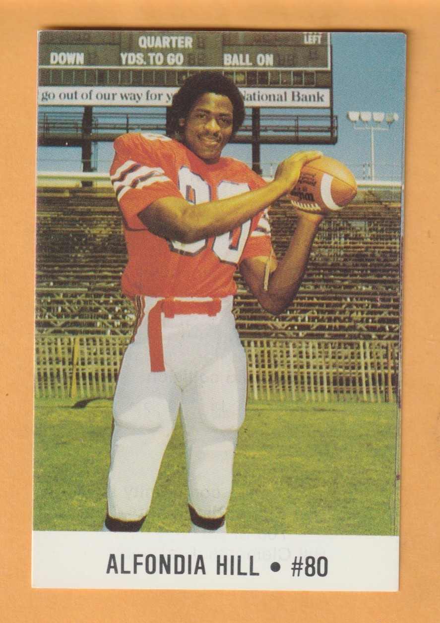 Alfondia Hill Arizona Wildcats 1980 Police Card Kansas City Missouri