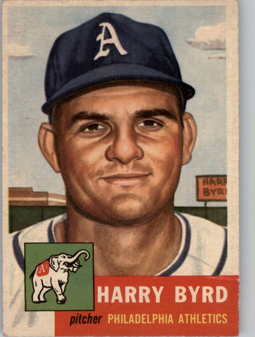 1953 Topps #131 Harry Byrd DP RC – GOOD
