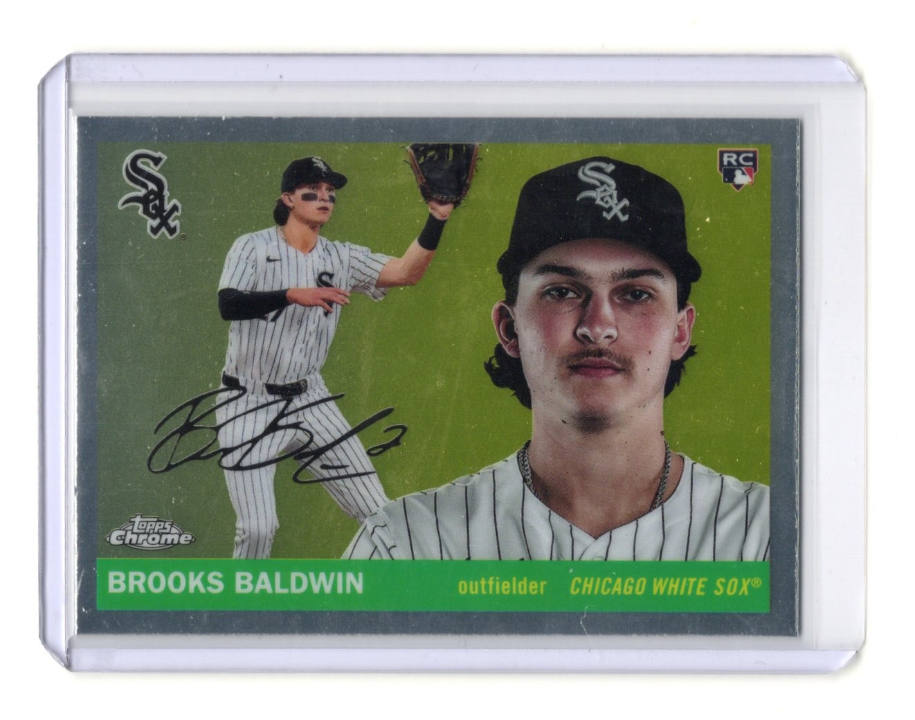 2025 Topps Chrome Platinum Anniversary Brooks Baldwin Rookie RC #252 White Sox