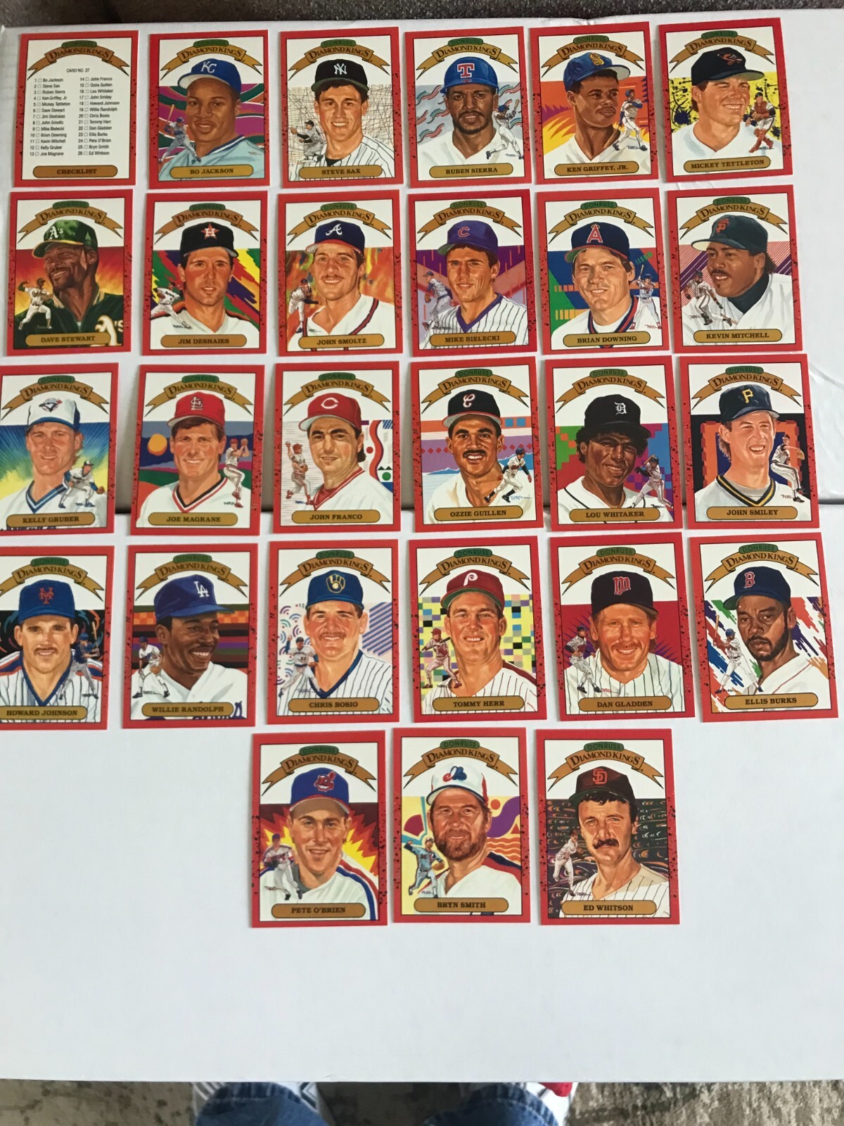 1990 DONRUSS DIAMOND KINGS – COMPLETE YOUR SET – DISCOUNTS AVAILABLE