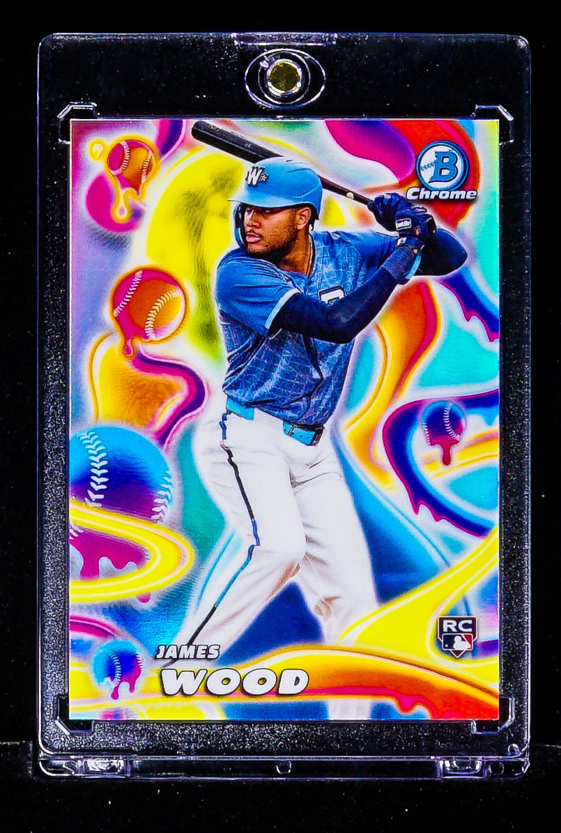 James Wood RARE COLORBLAST REFRACTOR INVESTMENT ROOKIE CARD Nationals SP RC