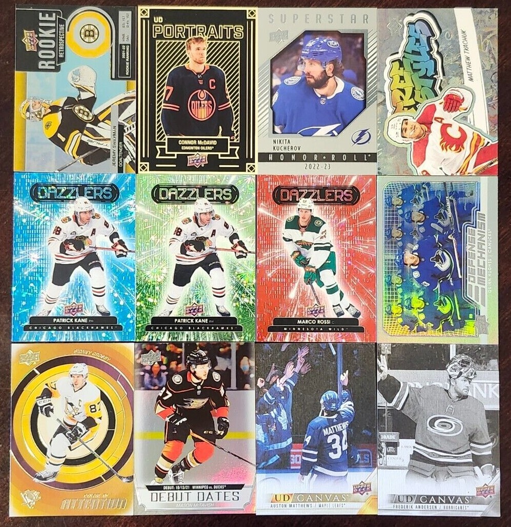 2022-23 Upper Deck Series 1 INSERTS with Parallels You Pick the Card