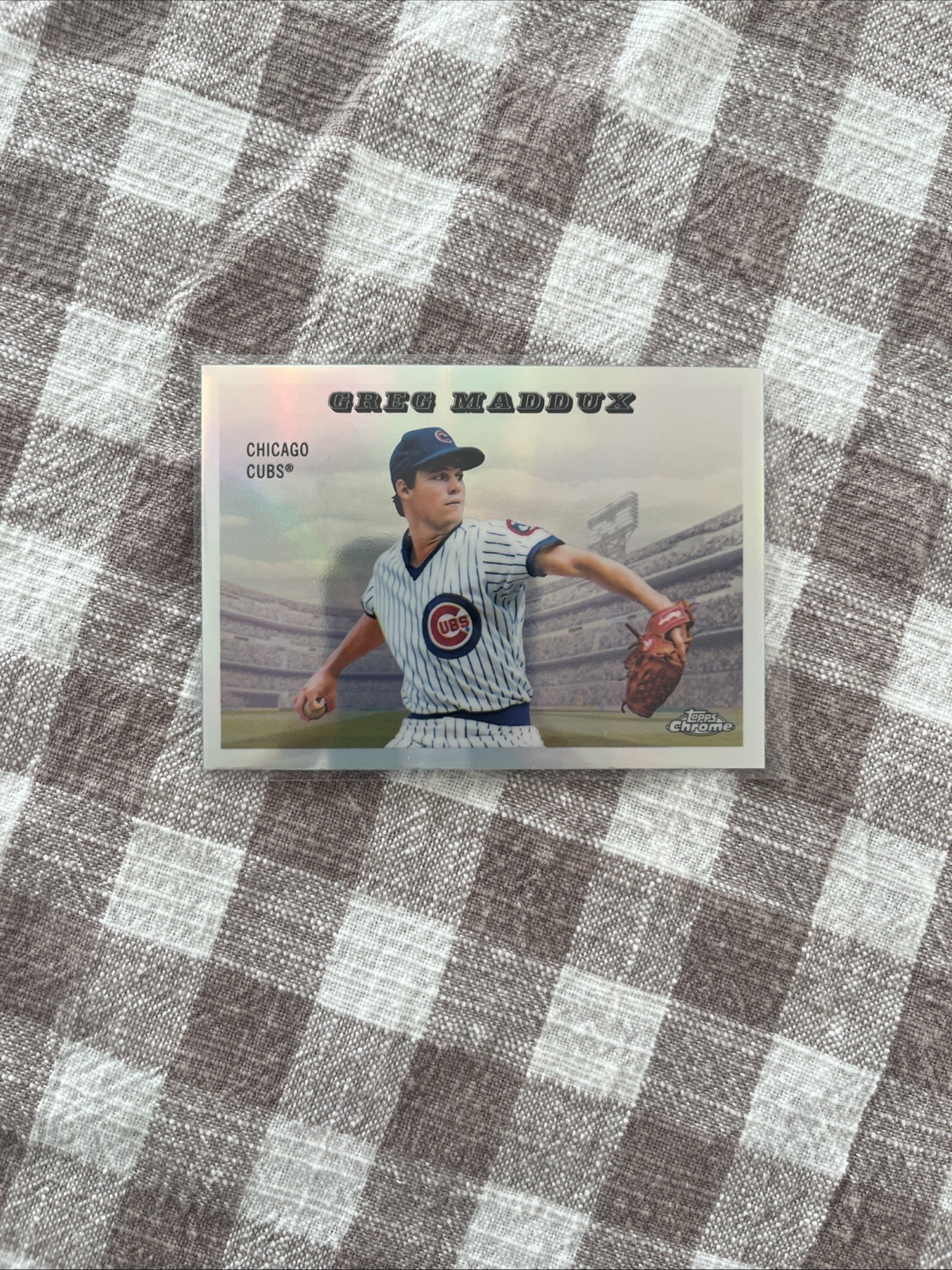 2025 Topps Chrome Platinum #55RS-16 Greg Maddux 1955 Topps Rails and Sails