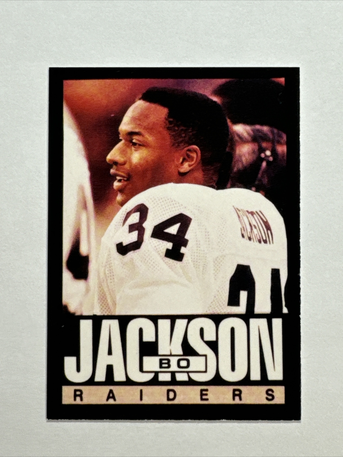 Bo Jackson ~ Raiders #34 ~ 1990 ~ Promo/Oddball ~🎖️Quantity🎖️
