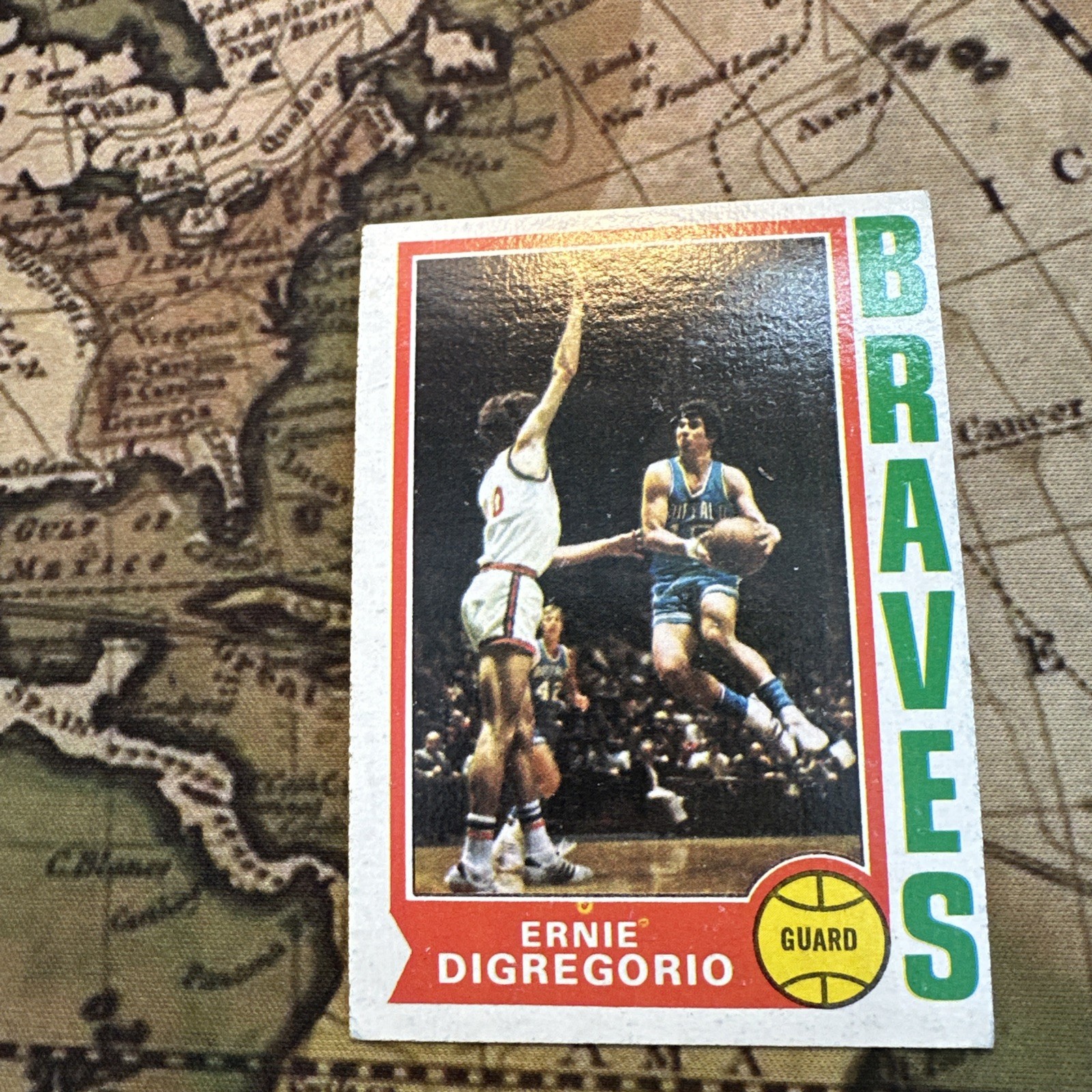 1974 75 Topps #135 Ernie DiGregorio Braves VG + /EXT RC 🔥🔥🔥 Free ship