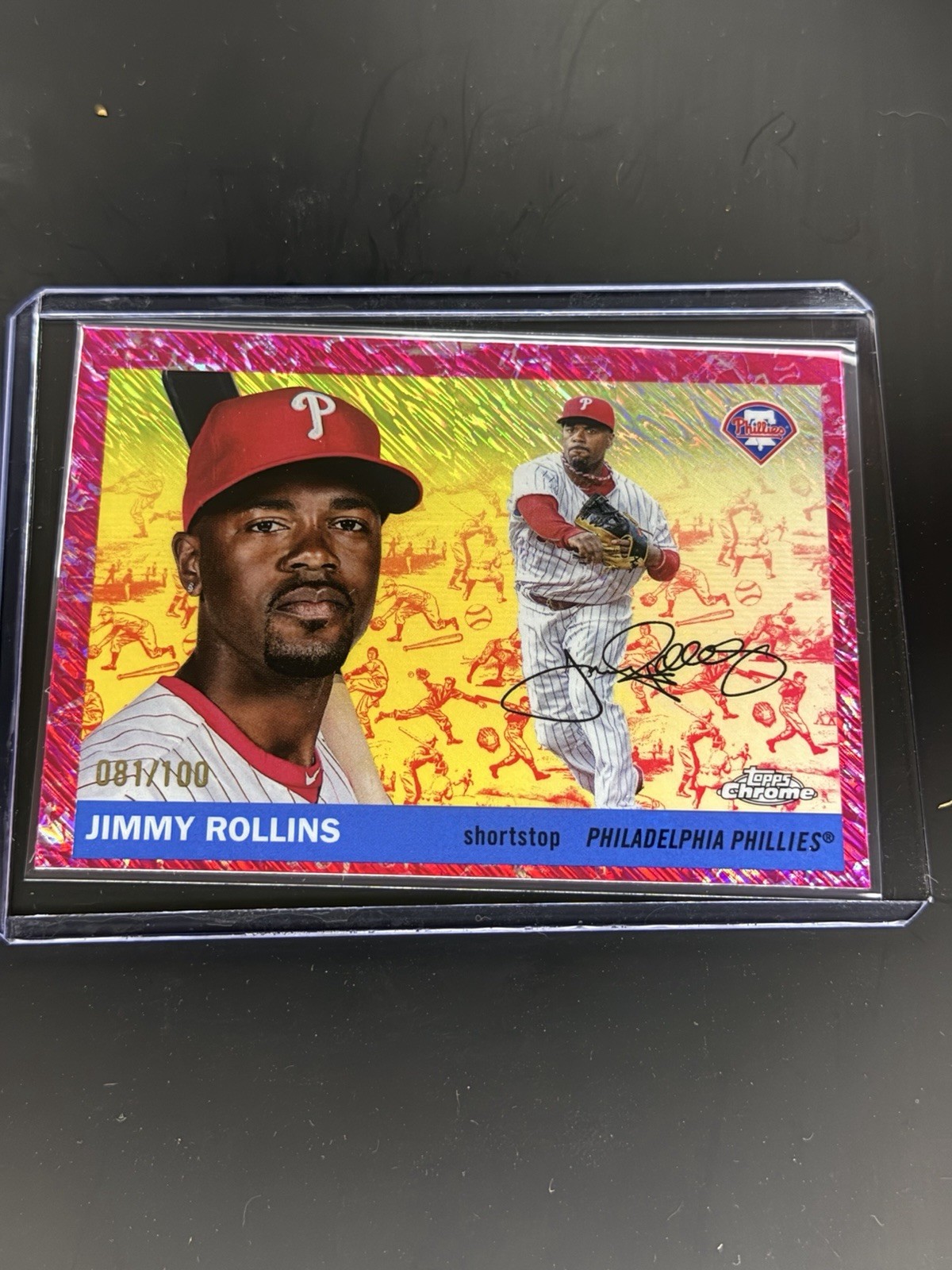 2025 Topps Platinum Jimmy Rollins /100 ——AND——- /150 – Phillies