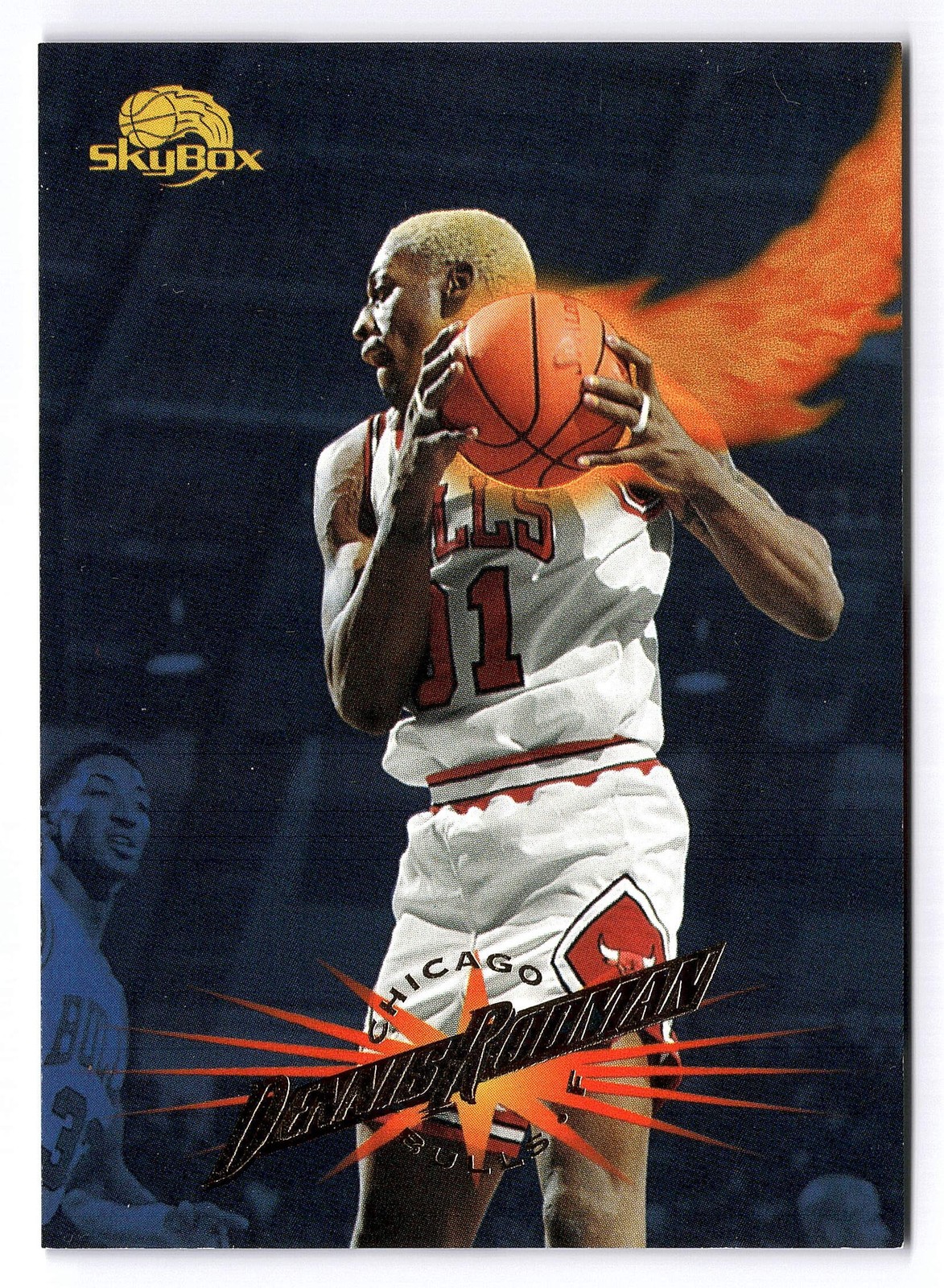 1995-96 SkyBox #159 Dennis Rodman Chicago Bulls HOF